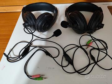 cuffie stereo con microfono n. 2 pezzi