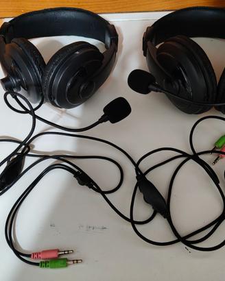 cuffie stereo con microfono n. 2 pezzi