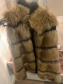 Smanicato in oelliccia color sabbia