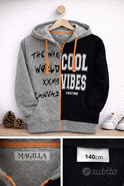 Felpa Magilla Freetime bambino 140 cm con cappucci