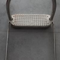 Staffa acciaio cortesia x cavallo