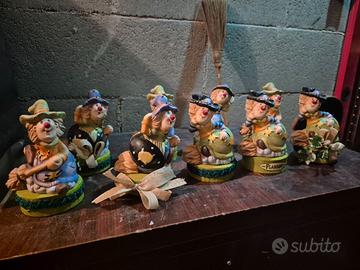 11 statuine medie decorazioni Halloween