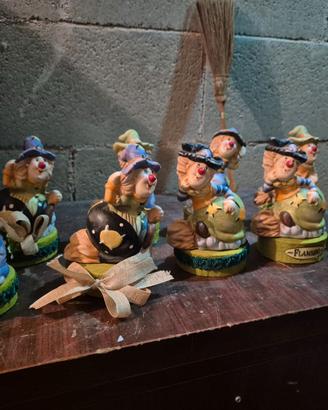 11 statuine medie decorazioni Halloween