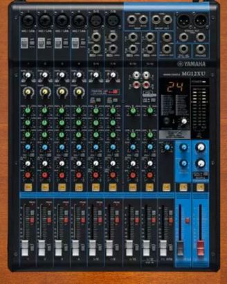 mixer yamaha xu12