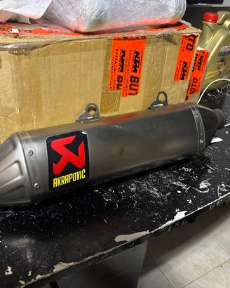 Scarico akrapovic ktm 450 exc-f 17-19 monta