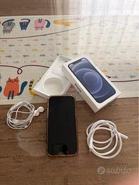 Iphone 12 nero 128 gb + cuffie