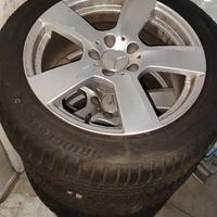 4x Cerchi e Gomme Per Mercedes 245 45 r17 Nuove