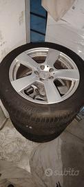 4x Cerchi e Gomme Per Mercedes 245 45 r17 Nuove