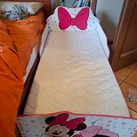 Lettino bimba 3/8 anni di Minnie Mouse 