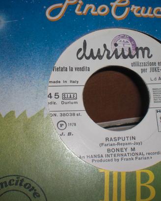 dischi a 45 giri di BONEY M e vari