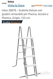 scaletta piscina intex
