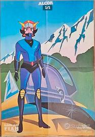 Poster Alcor collezione Goldrake caramelle Elah
