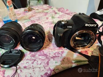 Sony A230 + Panasonic V160