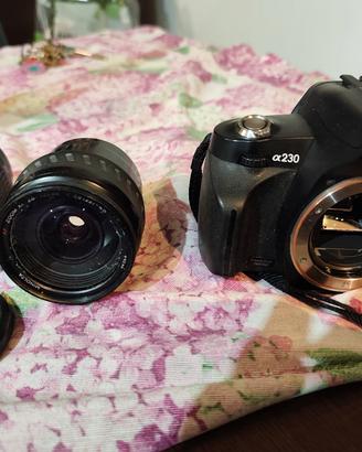 Sony A230 + Panasonic V160