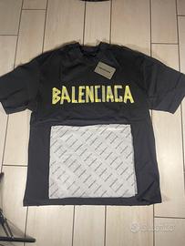 T-Shirt Balenciaga Autentica Unisex Uomo Donna