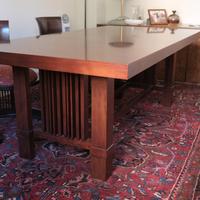 tavolo Taliesin  e poltroncine Barrel Cassina