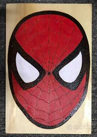 SuperEroi pirografia+acrilico+trattamento atossico