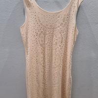 vestito corto avorio