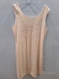 vestito corto avorio