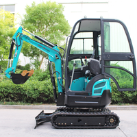 Miniescavatore 18qt motore kubota 902 con Cabina