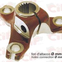 CROCIERA SUL SEMIASSE FORI ATTACCO Ø 12 APE CAR