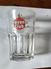 bicchiere vintage in vetro Havana club