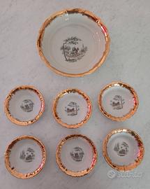Servizio da dolce Rococò "Fine Porzellan Bavaria"
