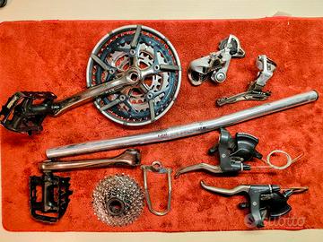 Gruppo Shimano STX Special Edition cromata