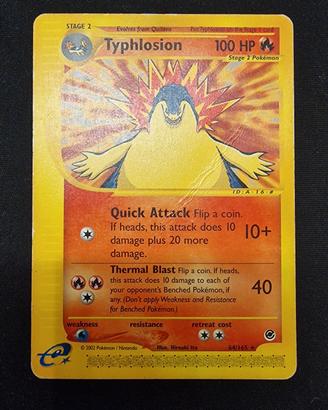 Typhlosion EX 64 ENG