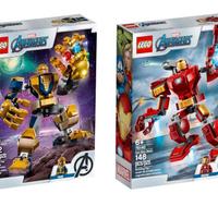 LEGO 76140 Iron Man Marvel 76141 Thanos Mech