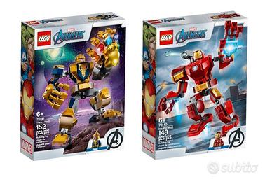 LEGO 76140 Iron Man Marvel 76141 Thanos Mech