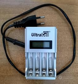 Caricabatterie AAeAAA UltraCell plus+ con Display