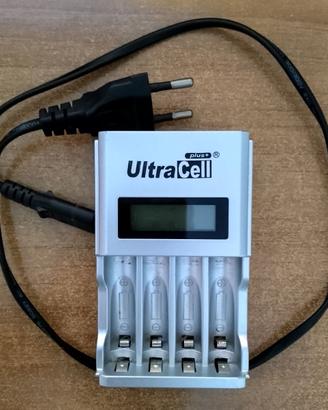 Caricabatterie AAeAAA UltraCell plus+ con Display