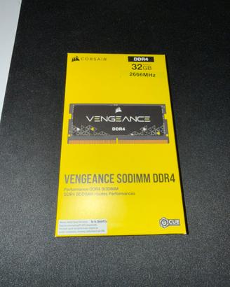 [Nuovo] Corsair Vengeance SODIMM 32GB (2x16gb)
