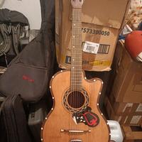 Chitarra siciliana anni 50/60 amplificata