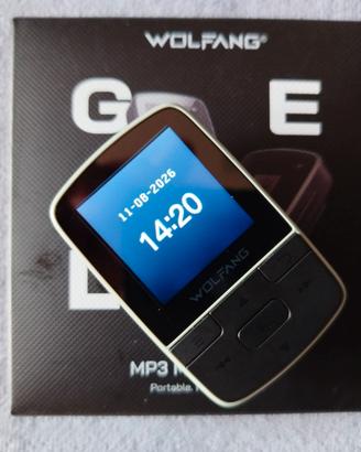 Lettore MP3 Wolfang Bluetooth 5.2 Contapassi