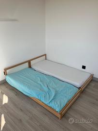 Coppia lettini bambini 160x70 con materassi