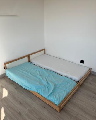 Coppia lettini bambini 160x70 con materassi