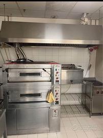Forno professionale due bocche