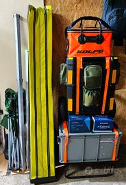 attrezzature surfcasting pesca completa 