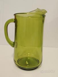 caraffa in vetro vintage 