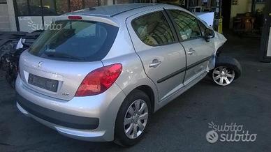 Ricambi Peugeot 207 07 5 porte grigio e blu chiaro