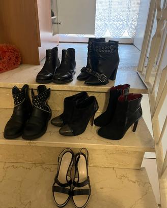 Stivaletti con tacco e senza tacco