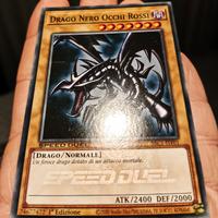 drago nero occhi rossi SBC1 Yu-Gi-Oh 