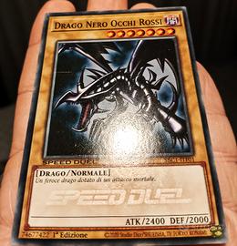 drago nero occhi rossi SBC1 Yu-Gi-Oh 