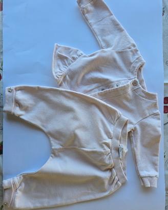 Tuta elegante bambina 9-12 mesi Benetton