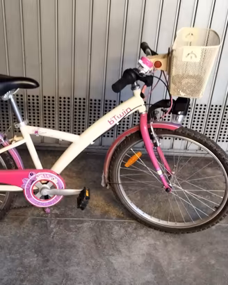 Bicicletta decathlon b twin da ragazza 24"
