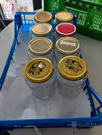 8 barattoli vetro