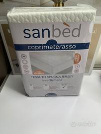 Coprimaterasso Matrimoniale Spugna 180x200x25