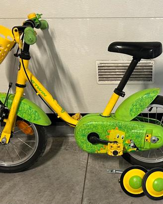 Bici bimbo brwin decathlon con rotelle